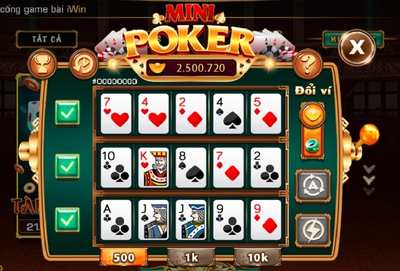 Mini Poker tại Iwin